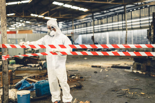 Professional Biohazard technician working in Glencoe, IL